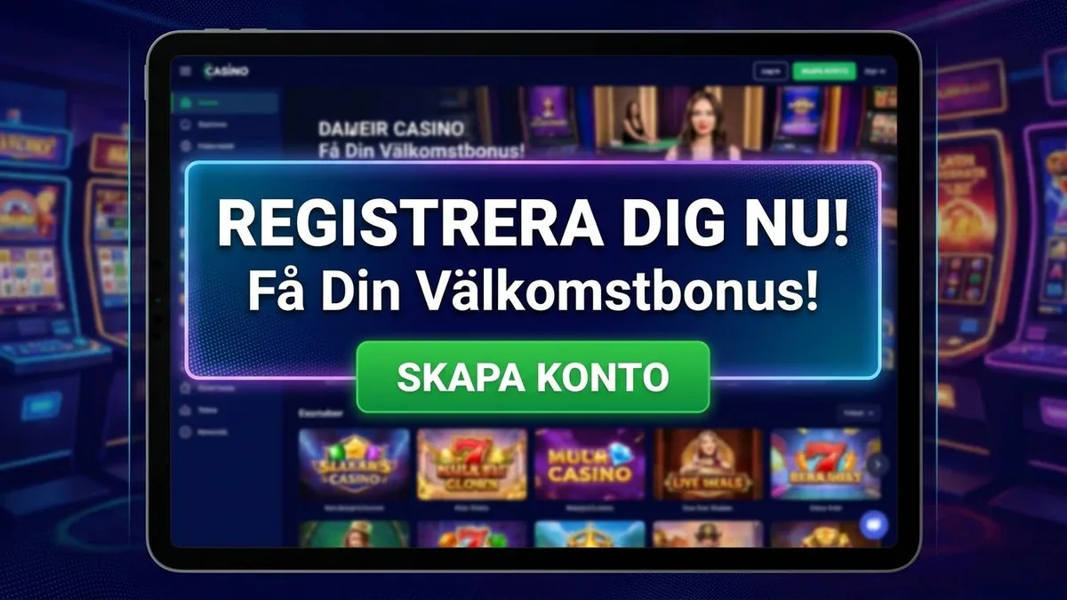 Registrera dig med bonus